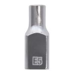 Головка торцева хромована TORX Е-стандарт 1/4'' MILWAUKEE, E5 (4932498847)