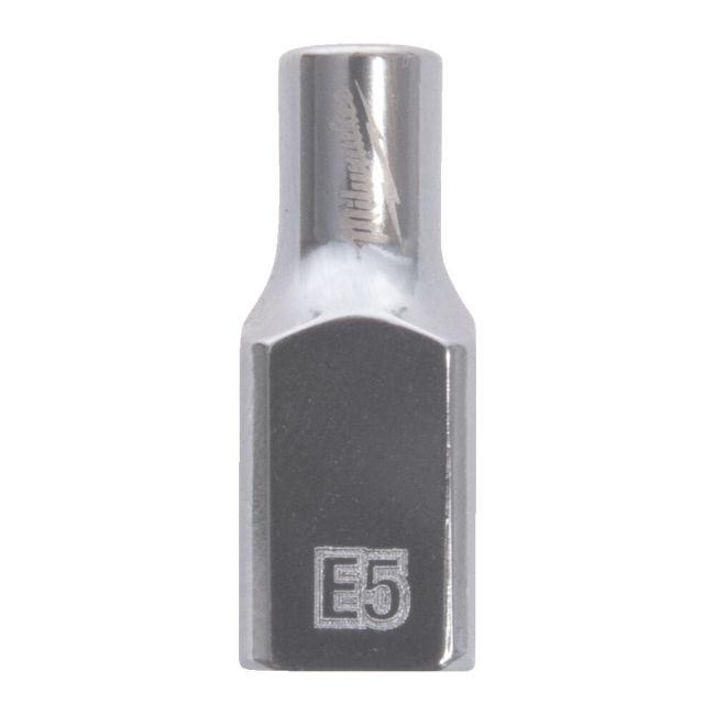 Головка торцева хромована TORX Е-стандарт 1/4'' MILWAUKEE, E5 (4932498847)