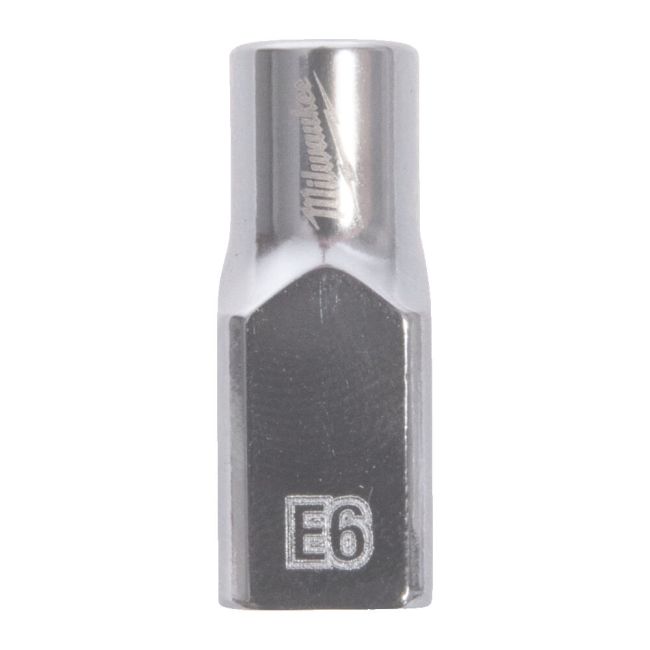 Головка торцева хромована TORX Е-стандарт 1/4'' MILWAUKEE, E6 (4932498848)