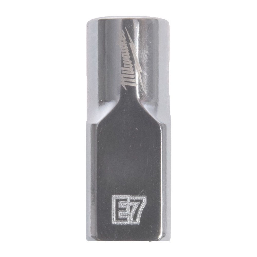 Головка торцева хромована TORX Е-стандарт 1/4'' MILWAUKEE, E7 (4932498849)