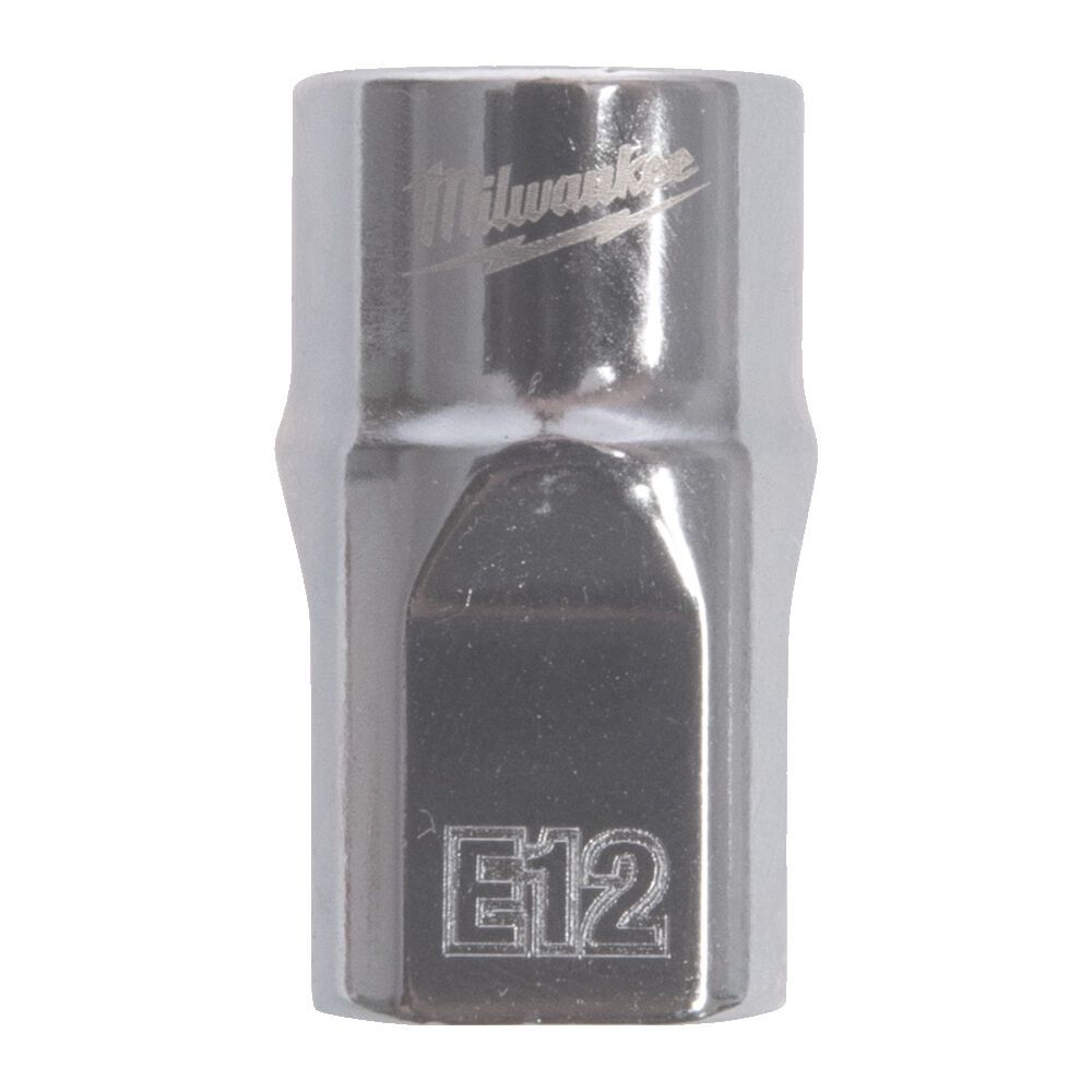 Головка торцевая хромированная TORX Е-стандарт 3/8'' MILWAUKEE, E12 (4932498852)
