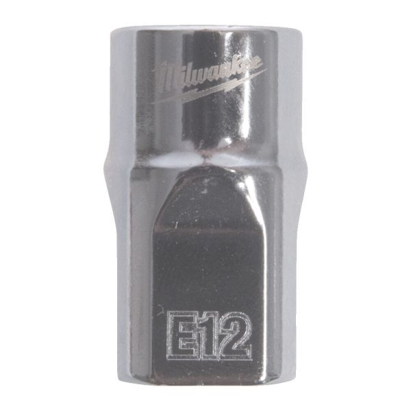 Головка торцевая хромированная TORX Е-стандарт 3/8'' MILWAUKEE, E12 (4932498852)
