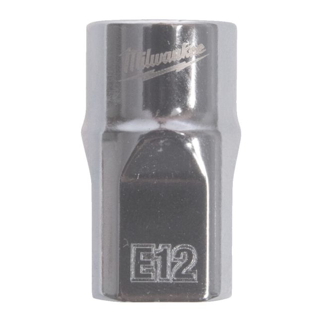 Головка торцевая хромированная TORX Е-стандарт 3/8'' MILWAUKEE, E12 (4932498852)