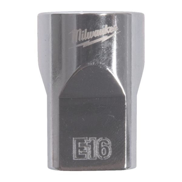 Головка торцевая хромированная TORX Е-стандарт 3/8'' MILWAUKEE, E16 (4932498854)