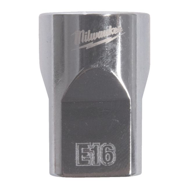 Головка торцевая хромированная TORX Е-стандарт 3/8'' MILWAUKEE, E16 (4932498854)