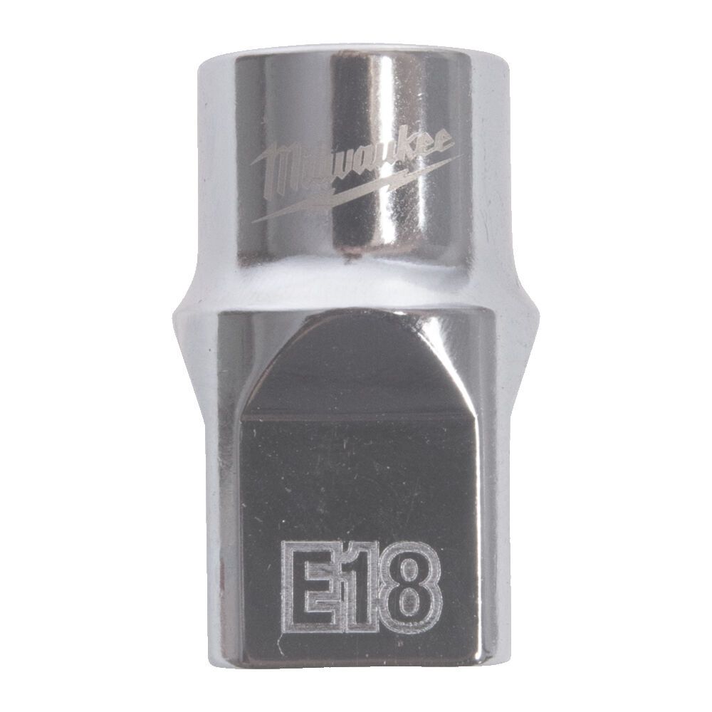 Головка торцева хромована TORX Е-стандарт 1/2'' MILWAUKEE, E18 (4932498855)