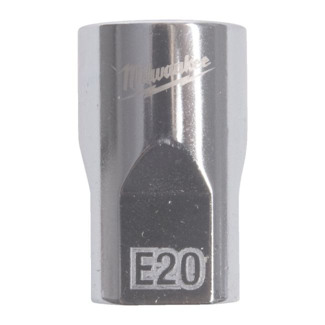 Головка торцева хромована TORX Е-стандарт 1/2'' MILWAUKEE, E18 (4932498856)