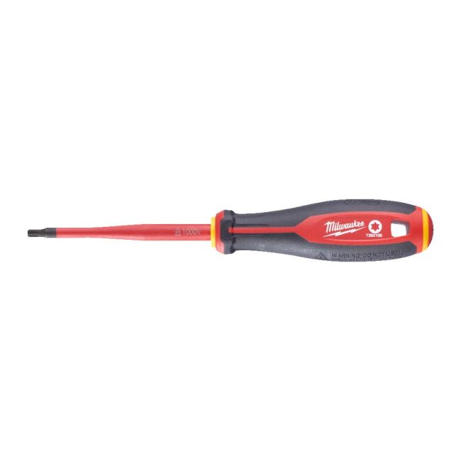 Викрутка з тригранною рукояткою ізольована VDE MILWAUKEE, T27х100мм (4932498986)