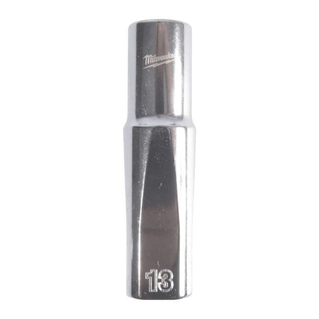 Головка торцева хромована 1/2'' MILWAUKEE, (зірочка 12 гранн.) подовжена, 13мм (4932499118)