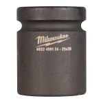 Головка для з/д кріпленнь ShW 1'' STD 4гр. MILWAUKEE, 21х28мм (4932499124)