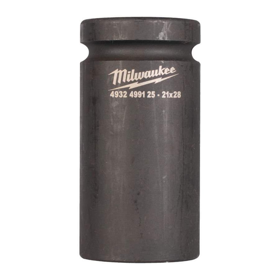 Головка для з/д кріпленнь ShW 1'' 4гр. MILWAUKEE, подовжена, 21х28мм (4932499125)