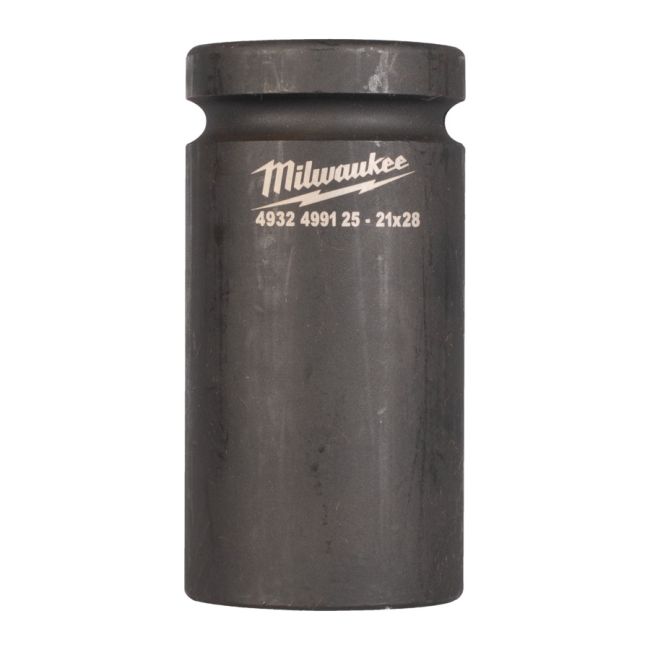 Головка для з/д кріпленнь ShW 1'' 4гр. MILWAUKEE, подовжена, 21х28мм (4932499125)
