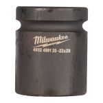 Головка для з/д кріпленнь ShW 1'' STD 4гр. MILWAUKEE, 22х29мм (4932499126)