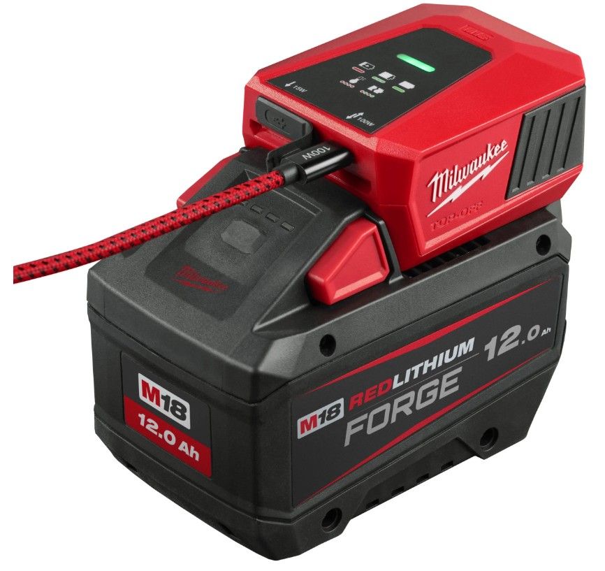 Зарядний пристрій / пауербанк MILWAUKEE M18TC-0 (4932499165)