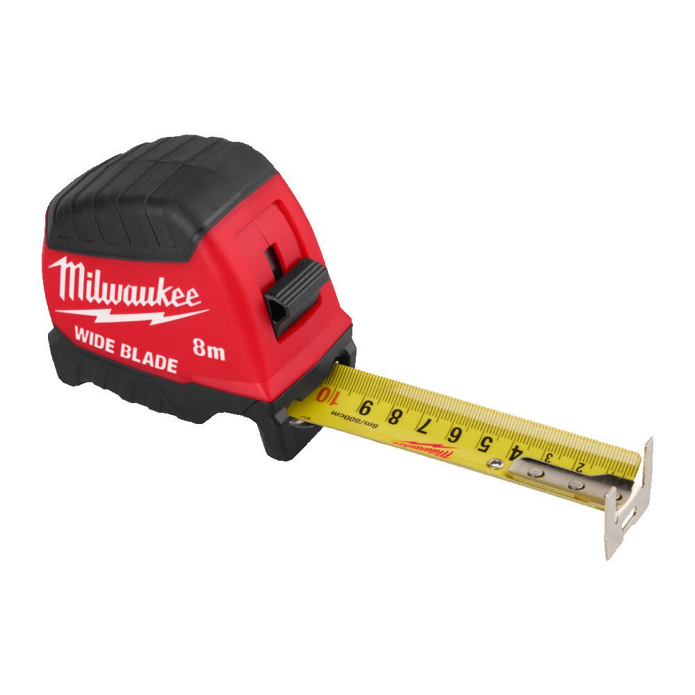 Рулетка WIDE BLADE MILWAUKEE (Gen2), 8м (35мм) (4932499205)