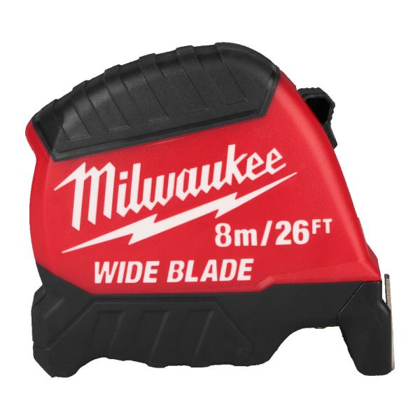 Рулетка WIDE BLADE MILWAUKEE (Gen2), 8м/26фт (35мм) (4932499206)