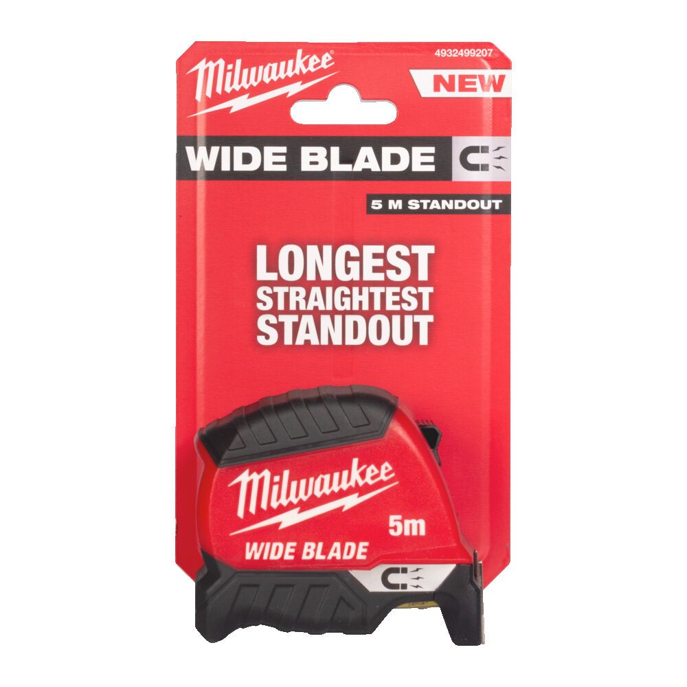 Рулетка магнитная WIDE BLADE MAGNETIC MILWAUKEE (Gen2), 5м (35мм) (4932499207)