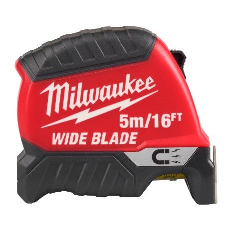 Рулетка магнітна WIDE BLADE MAGNETIC MILWAUKEE (Gen2), 5м/16фт (35мм) (4932499208)