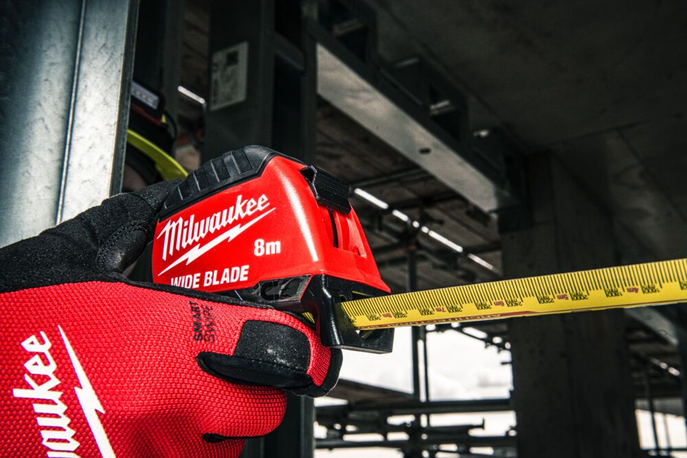 Рулетка магнитная WIDE BLADE MAGNETIC MILWAUKEE (Gen2), 8м (35мм) (4932499209)