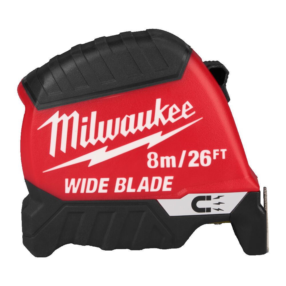 Рулетка магнитная WIDE BLADE MAGNETIC MILWAUKEE (Gen2), 8м/26фт (35мм) (4932499210)