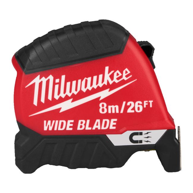 Рулетка магнитная WIDE BLADE MAGNETIC MILWAUKEE (Gen2), 8м/26фт (35мм) (4932499210)