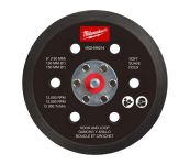 Підошва шліфувальна MILWAUKEE FROSBPSH150, O150мм, 6 отв. для M12 FROS (м'яка з ліпучкою ) (4932499244)