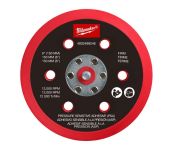 Підошва шліфувальна MILWAUKEE FROSBPSP150, O150мм, 6 отв. для M12 FROS (м'яка з PSA) (4932499246)