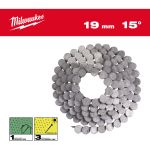 Цвяхи гарячеоцинковані з круглою головкою в котушці MILWAUKEE, 3.05х10,5мм/15 градусів/19мм, (2880шт) (4932499319)