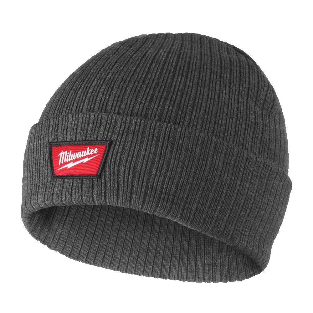Шапка з манжетою BNC DGR MILWAUKEE, темно-сіра (ONE-SIZE) (4932499383)