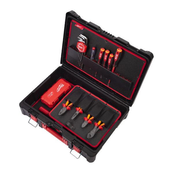 Набір ручного інструмента для електрика MILWAUKEE в кейсі PACKOUT (4932499466)