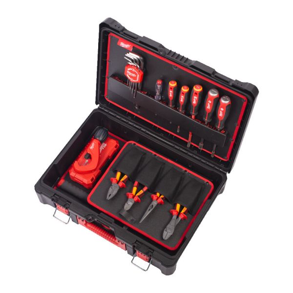 Набір ручного інструмента для інсталятора MILWAUKEE в кейсі PACKOUT (4932499467)