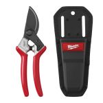 Секатор садовий ручний MILWAUKEE, 25мм з кобурой на пасок (4932499679)
