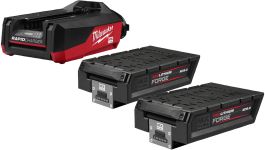Енергокомплект Li-Ion MILWAUKEE, MXF FORGENRG-802FC (зарядний пристрій MXF FC, 2 акумулятори MXF XC608 8Аг, картонне пакування) (4932500037)
