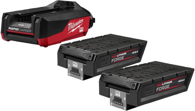 Енергокомплект Li-Ion MILWAUKEE, MXF FORGENRG-802FC (зарядний пристрій MXF FC, 2 акумулятори MXF XC608 8Аг, картонне пакування) (4932500037)