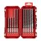 Набір бурів SDS-PLUS MX4 PACKOUT MILWAUKEE, (діаметри 5/6/6/6/6/8/8/8/10/12мм) Set 3, (10шт) пластиковий кейс (4932500062)