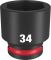Головка ShW 1/2'' STD MILWAUKEE, 35мм (4932500301)