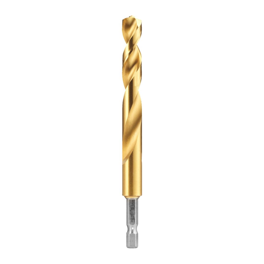 Свердло по металу RedHEX SHOCKWAVE™ HSS-TiN MILWAUKEE, діаметр 10,5х122х78мм, (5шт), пластикова коробка (4932500414)