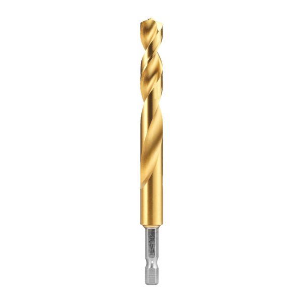 Свердло по металу RedHEX SHOCKWAVE™ HSS-TiN MILWAUKEE, діаметр 10,5х122х78мм, (5шт), пластикова коробка (4932500414)