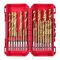 Набір свердел по металу RedHEX SHOCKWAVE HSS-TiN PACKOUT MILWAUKEE, (діаметри 2/2,5/3/3,2/3,5/4/ 4,5/4,8/5/5,5/6/ 6,5/7/7,5/8/8, (4932500420)