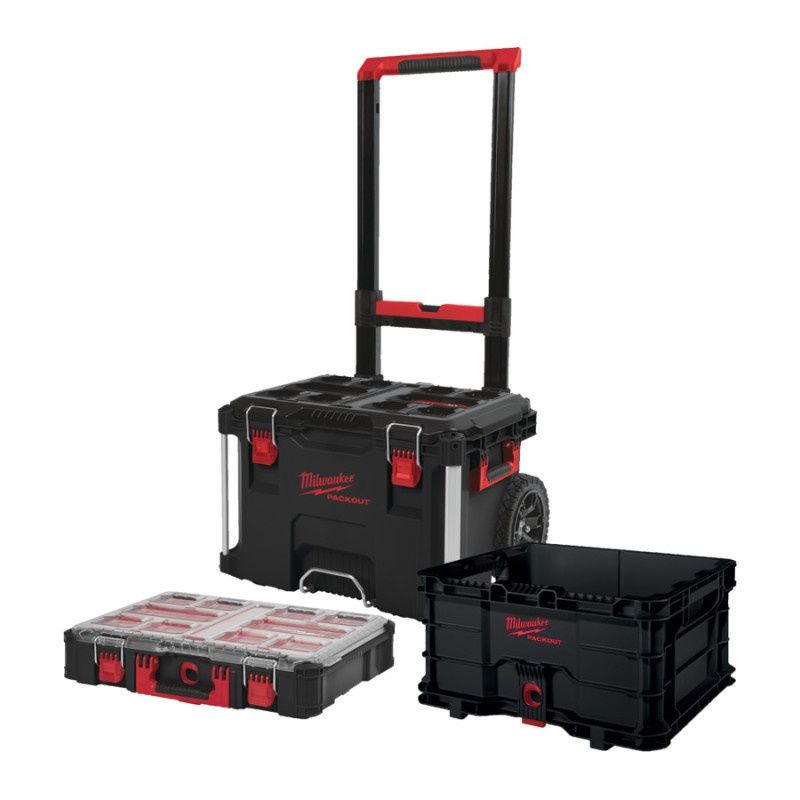 Набір ящиків для інструментів PACKOUT MILWAUKEE, №6 (4932464078 / 4932464082 / 4932471724) (4932500655)