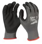 Рукавиці робочі MILWAUKEE, з опором порізам 5/Е, розмір 10/XL, (12 пар) (4932501279)
