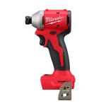 Шуруповерт ударний акумуляторний безщітковий 1/4" HEX MILWAUKEE, M18 BLIDR-0, 190Нм (каркас, кліпса для ременя, картонне пакуван (4933000199)
