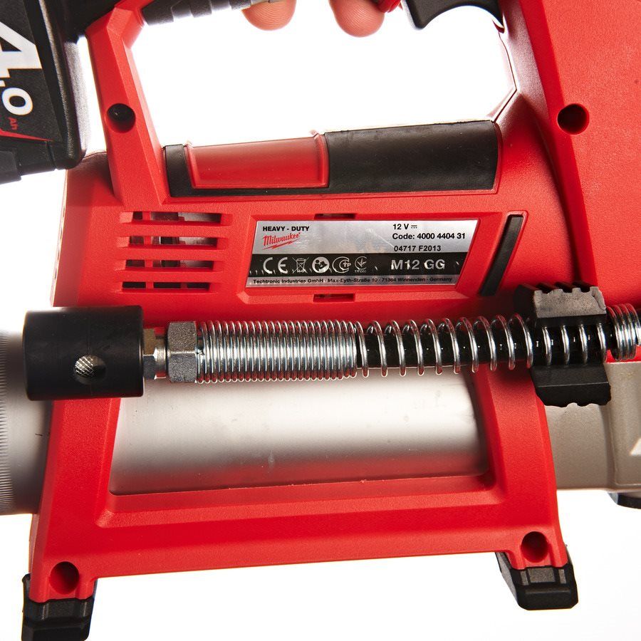 Шприц для змащування акумуляторний MILWAUKEE, M12 GG-0 (каркас, картонне пакування) (4933440435)