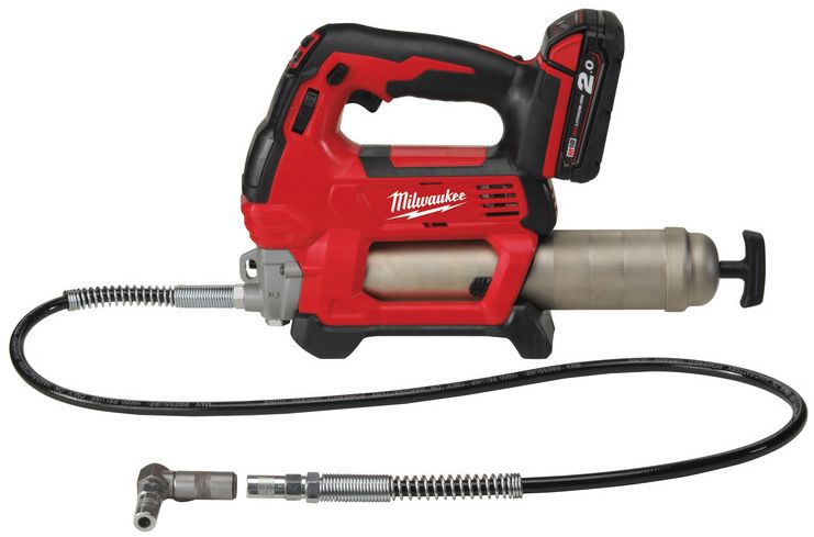 Змащувальний пістолет акумуляторний MILWAUKEE HEAVY DUTY M18 GG-201C (акум 2Аг, акум 4Аг, зарядн пристрій, кейс) (4933440490)