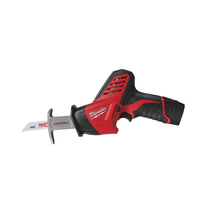 Пила шабельна акумуляторна MILWAUKEE, M12 C12 HZ-202С (зарядний пристрій С12 С, 2 акумулятори М12 В2 2Аг, полотно, кейс) (4933441195)
