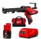 Пістолет для герметиків акумуляторний MILWAUKEE M12 PCG/310C-201B, 310мл (зарядний пристрій С12 С, 1 акумулятор М12 В2 2Аг, плас (4933441655)