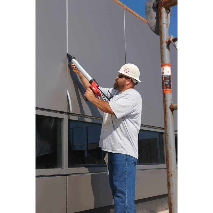 Пістолет для герметиків акумуляторний MILWAUKEE, M12 PCG/400A-201B, 400мл (зарядний пристрій, 1 акумулятор М12 В2 2Ач, алюмінієв (4933441665)