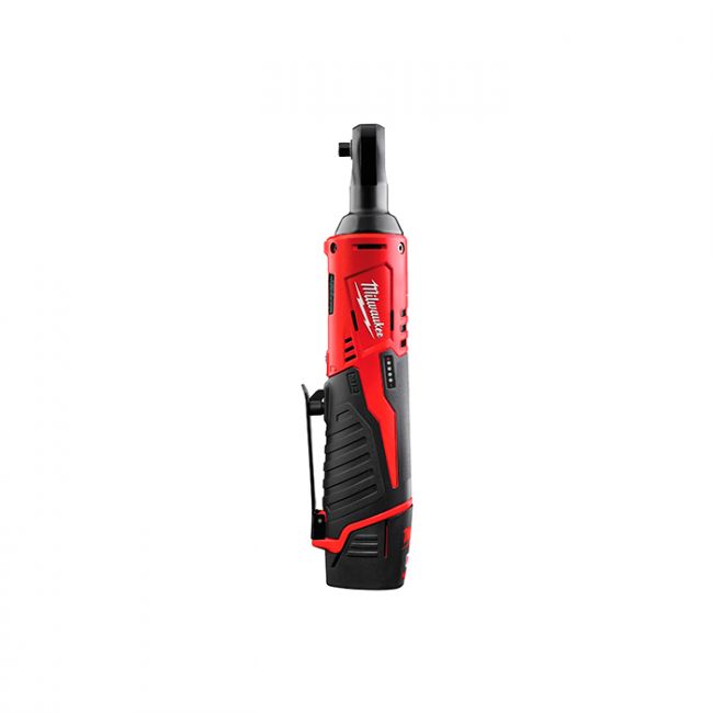 Гайкокрут кутовий акумуляторний 1/4" MILWAUKEE, M12 IR-201B, 40Нм (+ заряд.пристрій, 1 акум.Х 2Аг, сумка для інструментів) (4933441725)