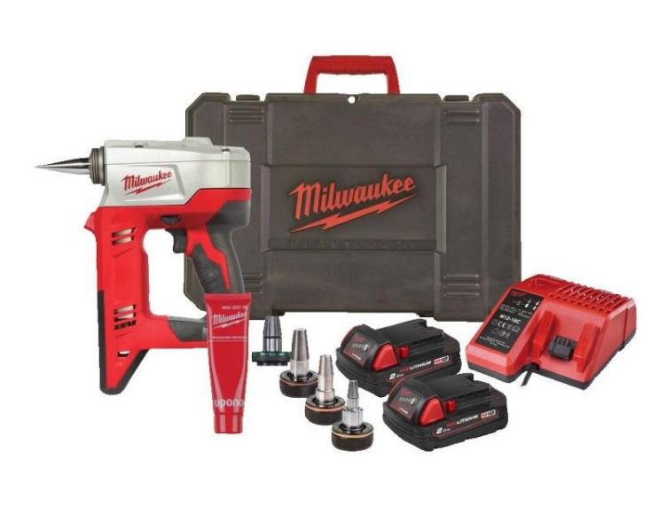 Інструмент розширювальний акумуляторний UPONOR Q&E MILWAUKEE, HD18 PXP-H06202C (зарядний пристрій М12-18 С, 2 акумулятори М18 В2 (4933441771)