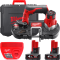 Пила стрічкова акумуляторна MILWAUKEE, M12 BS-402C (зарядний пристрій С12 С, 2 акумулятори М12 В4 4Ач, полотно, кейс) (4933441805)